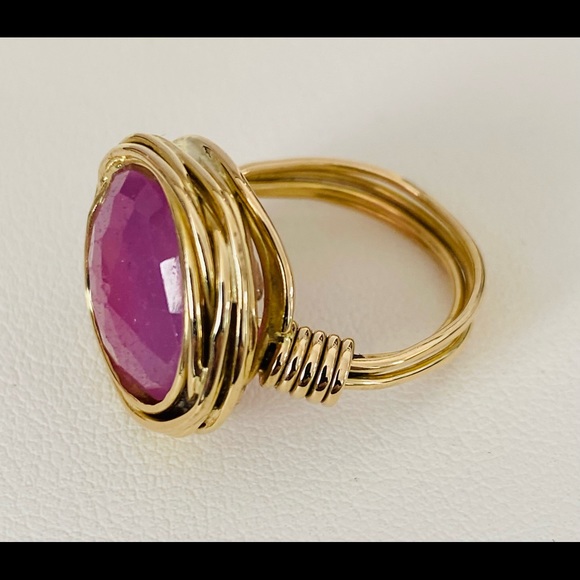 Handmade 18k gold Ruby ring - Picture 5 of 10